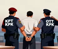Bupati Kuantan Singingi Suhardiman Amby dan Sekretaris Daerah Zulkarnaen Diperiksa KPK Setelah Menyerahkan Diri
