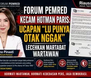 Forum Pemred Kecam Hotman Paris: Ucapan "Lu Punya Otak Nggak" Lecehkan Martabat Wartawan