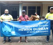 72 Hewan Kurban dari PT Bumi Suksesindo Disalurkan ke Masjid dan Musala di Pesanggaran Banyuwangi