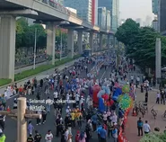 Car Free Day Pertama di Jalan HR Rasuna Said Jakarta Berlangsung Meriah, Wisatawan Mancanegara  Datang