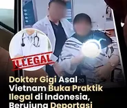 Imigrasi Amankan Dokter Gigi Asal Vietnam Yang Berpraktik di Ciputat