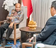 Gubernur Matius D Fakhiri Berdiskusi dengan Menlu Sugiono Menjadikan Papua Sebagai Gerbang Indonesia ke Pasifik