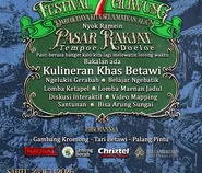 Festival Ciliwung Diramaikan Pasar Rakjat Tempo Doeloe 25 Juli 2026