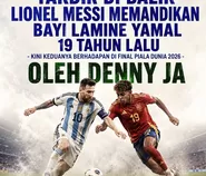 Takdir di Balik Lionel Messi Memandikan Bayi Lamine Yamal 19 Tahun Lalu