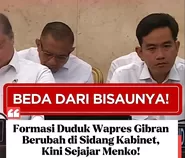 Netizen Menyoroti Formasi Duduk Wapres Gibran yang Tidak Lagi di Samping Presden Prabowo Subianto