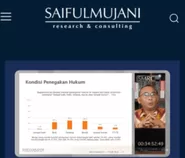 Survei SMRC: Publik Yang Menilai Penegakan Hukum Baik atau Sangat Baik Hanya 26,4 Persen