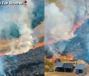 Api Kebakaran Gunung Bromo Merambat ke Malang, Wisatawan Diminta Gunakan Tiga Jalur Alternatif