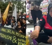 PCMB 2026 Jabar Diprotes Emak-emak dan Mahasiswa, Aksi Goreng Cireng hingga Soroti Harga BBM Naik
