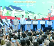 BRI Perkuat Pembiayaan Perumahan dan FLPP, 6.059 Debitur Ikuti Akad Massal KPR Bersama Presiden Prabowo
