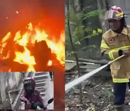 Viral Petugas Damkar Balikpapan Tegur Warga Bakar Ban Dekat Permukiman, Ingatkan Risiko Kebakaran