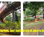 Tebet Eco Park Jakarta Selatan, Ruang Hijau Gratis dengan Jembatan Lampu yang Jadi Spot Favorit