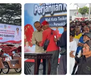 220 Becak Listrik untuk Lansia Kota Tasikmalaya Diserahkan, Viman Siapkan Dukungan bagi Penarik Becak
