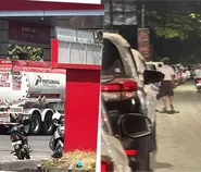 Miris, Antrean BBM di Makassar Tembus 9 Jam, Warga Datang Sejak Subuh hingga Siang Baru Bisa Isi Bensin