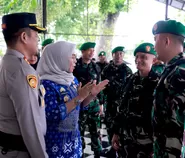 Tembus Guyuran Hujan, Bupati Barru Hadiri Upacara Hari Juang Infanteri ke-77 di Kodam XIV Hasanuddin