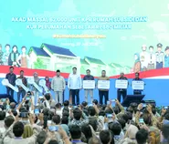 BRI Perkuat Pembiayaan Perumahan, Presiden Prabowo Pimpin Akad Massal 62 Ribu Debitur KPR FLPP