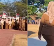 Detik-Detik Eks Kadishub Gowa Masuk Lapangan dan Teriak Minta Peserta Apel Bubar