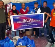 Bosowa Peduli Sambangi Korban Kebakaran Tamalanrea, Umar: Terima Kasih Atas Kepeduliannya