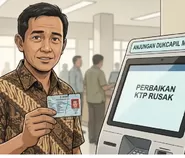 Sekarang Kamu Bisa Dengan Mudah Mencetak E-KTP yang Hilang atau Rusak di Mesin Ini! Baca Tata Caranya