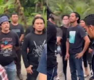 Viral Penangkapan Pelaku Penembak Bripka Arya Supena di Lampung, Tampak Sejumlah Aparat Kumpul Lalu Briefing