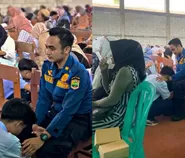 Harapan di balik rapor, kisah haru petugas Damkar dampingi siswa yatim piatu di Ciamis