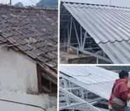 CSR Promedia Group dan SKI perbaiki atap rumah wartawan di Lembang yang hampir roboh, jadi lebih layak