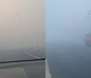 Kabut asap tebal kembali selimuti Banjarbaru Kalsel, warga keluhkan jarak pandang hanya 10 meter
