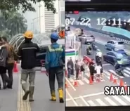 Satpam Bundaran HI Dipaksa Sujud, Polisi Usut Sopir Alphard Arogan