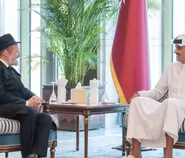 Emir Qatar Terima Kunjungan Presiden Aliansi Rabi di Negara-Negara Islam, Sampaikan Belasungkawa atas Wafatnya Sheikh Hamad bin Khalifa Al Thani