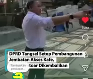 DPRD Tangsel Perintahkan Bongkar Jembatan Kencana Loka, Diduga Belum Kantongi PBG