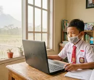 Abu Vulkanik Gunung Anak Krakatau Masuk Tangsel, Sekolah Beralih ke PJJ Senin 7 September