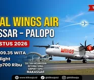 Jadwal Pesawat Wings Air Makassar–Palopo 1–7 Agustus 2026, Lengkap Jam Penerbangan, Harga Tiket, dan Cara Beli