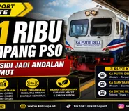Layanan KA Bersubsidi Jadi Andalan Warga Sumut, KAI Catat Pertumbuhan Penumpang PSO Sepanjang Semester I 2026