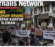 Kantor BPN Sleman DIGeruduk Massa