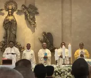 Pastor Vinsensius Adi Prasojo Pr Pimpin Misa HUT Ke-16 Gereja Katolik Santa Maria Regina Bintaro Jaya