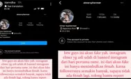 Viral Pilot dan Pramugari Asyik Selingkuh, Ini Ungkapan Hoax Ira Nandha di Akun Instagram