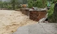 Jalan Amblas Diterjang Banjir Bandang, Akses ke Batu Busuk Padang Putus Total