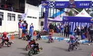 Ratusan Balita Adu Cepat Pushbike Competition Nasional di Payakumbuh