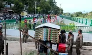 Taman Kota Dipakai PKL Berjualan, Satpol PP Padang Lakukan Penertiban