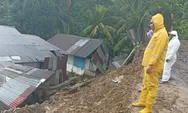 Hujan Deras di Padang Picu Tanah Ambruk, Fondasi Bengkel Timpa Rumah Warga Pegambiran Ampalu