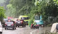 Hujan Deras Picu Tanah Longsor di Sitinjau Lauik, Polisi Berlakukan Buka Tutup Arus Lalu Lintas