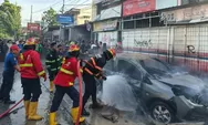 Mobil Diduga Angkut BBM Terbakar di Padang, Sopir Dilaporkan Melarikan Diri