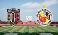 Bali United vs Semen Padang FC: Starting XI Lengkap Duel Panas di Gianyar