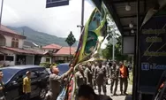 Berada di Kawasan Terlarang, Spanduk dan Booth Pedagang di Padang Panjang Ditertibkan