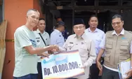 Rumah Warga Hangus Terbakar, Pemko Padang Beri Bantuan Rp10 Juta