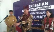 1.265 Posbankum Hadir di Sumbar, Akses Keadilan Masyarakat Makin Mudah