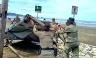 Penertiban PKL Pantai Air Manis Kian Intens, Lapak Ilegal Dibongkar