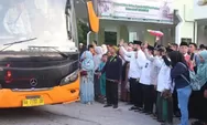 386 Calon Jemaah Haji Padang Dilepas ke Tanah Suci, Latifa Savina Putri Zuhrizal Termuda