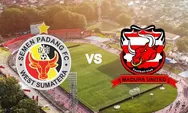 Susunan Pemain Semen Padang FC vs Madura United, Ini Daftarnya