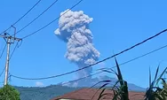 Gunung Marapi Erupsi Lagi, Kolom Abu Mencapai 2.000 Meter di Atas Puncak