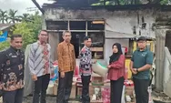 Kebakaran Simpang Pogang Dharmasraya, Pemkab dan Baznas Salurkan Bantuan untuk Korban